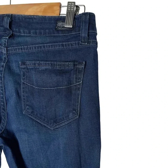 Paige Hollywood hills classic rise bootcut Denim Blue Y2K Flare Jeans Size 27 - Picture 6 of 10